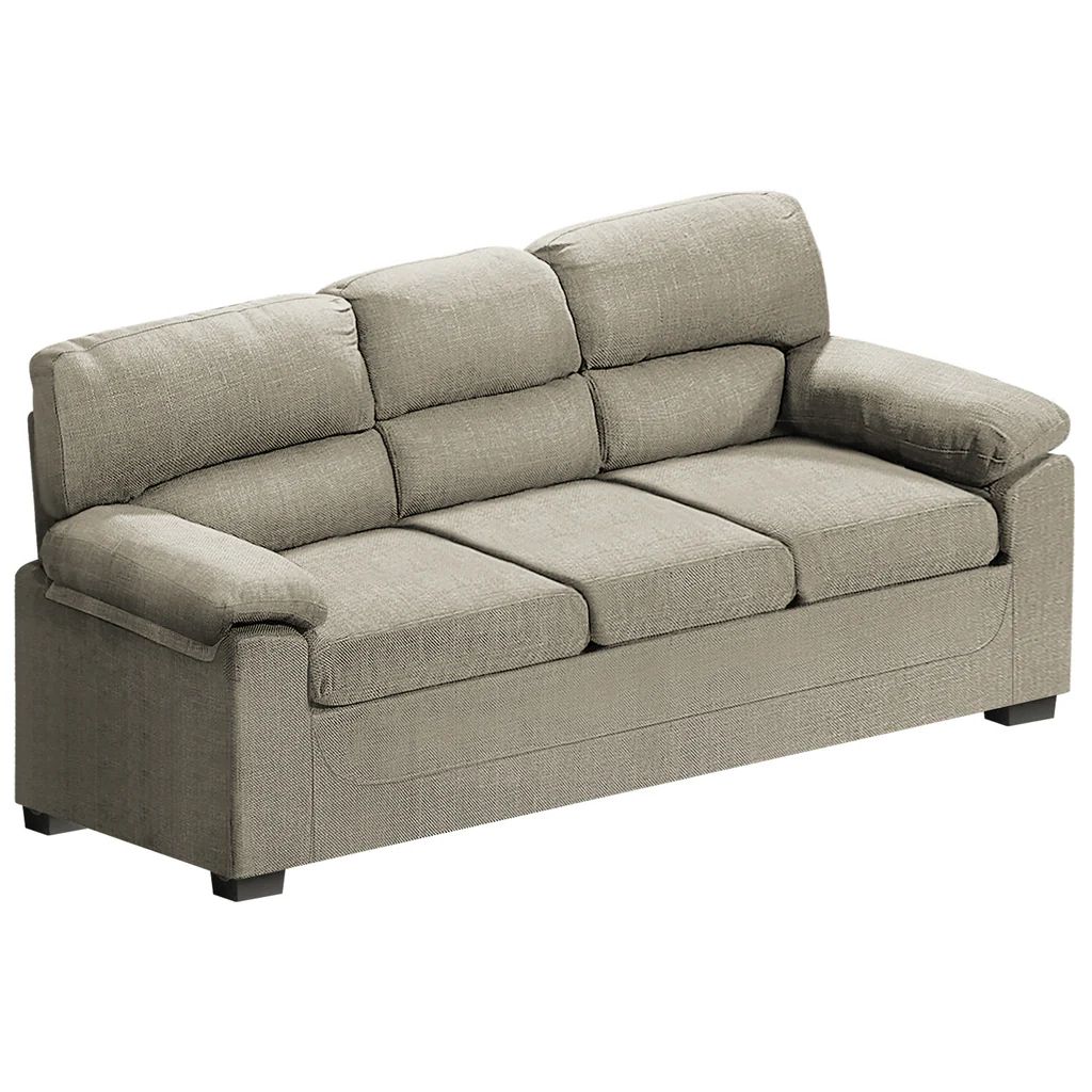 Sofa 3 Seater Light Brown